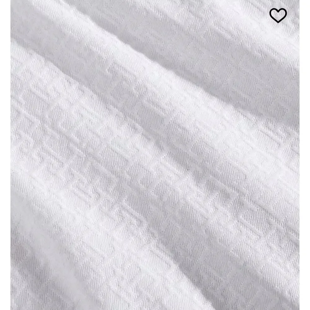Tommy HilfigerMonogram Matelasse King 3-Pc. Duvet Cover Set White Cp. @ $128